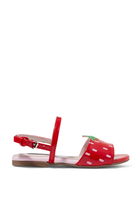 Kids Strawberry Buckle Sandals